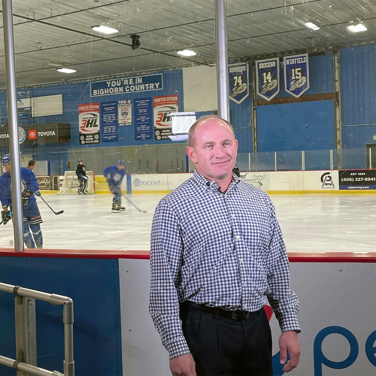 Tom McGree at Helena Ice Arena