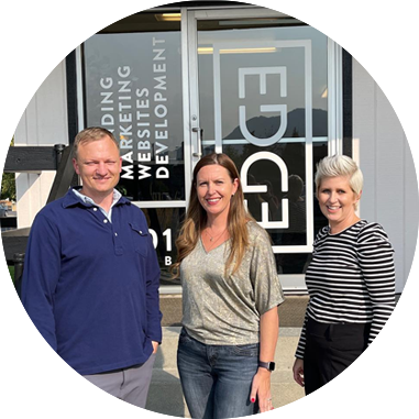 Team at edge marketing and design, small business helena mt